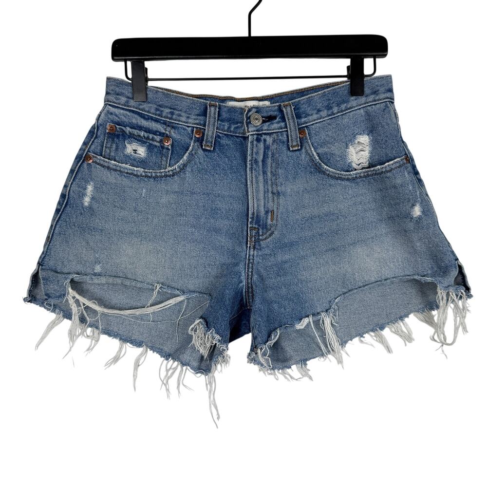 Abercrombie & Fitch Boyfriend Short Mid-Rise Curve Love Denim - 26 2